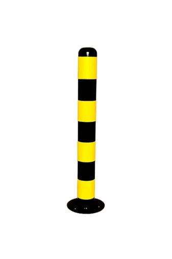 İlgi Trafik Sabit Demir Duba Sabit Baba Metal Delinatör Park Bariyeri Dubası 75 Cm Siyah Sb-013-Siyah