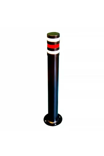 İlgi Trafik SB-011-SIYAH Demir Park Dubaları Sabit Baba Metal Delinatör Park Bariyeri 75 Cm Siyah