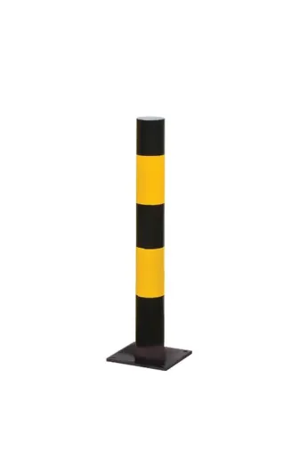 İlgi Trafik SB-021-SARI Sabit Metal Direk Demir Duba Sabit Baba Delinatör Park Bariyeri Dubası 75 Cm Sarı