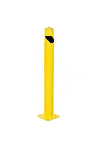 İlgi Trafik SB-022-GRI Sabit Park Bariyeri Metal Direk Demir Duba Sabit Baba Delinatör Dubası 100 Cm Gri