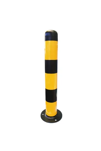 İlgi Trafik SB-056-3MM Sabit Bariyer Kaldırım Demir Duba Sabit Park Dubası Delinatör Bariyeri 50 Cm 3Mm