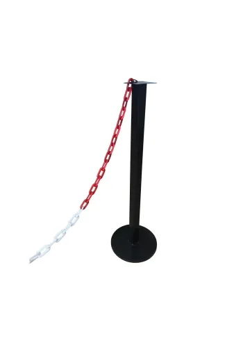 İlgi Trafik SB-200-1.5MM Güvenlik Şeridi Yönlendirme Bariyeri Zincirli Metal Duba Demir Bariyer 86 Cm 1.5Mm