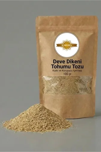 İLMİ ŞİFA Deve Dikeni Tohumu Tozu (Devedikeni Tozu) – Atalık Tohum Doğal Öğütülmüş 100 Gr Taze Çekim