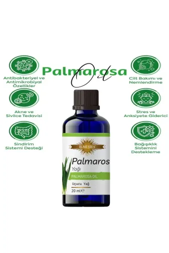 İLMİ ŞİFA Palmarosa Uçucu Yağı % 100 Saf Palmarosa Yağı