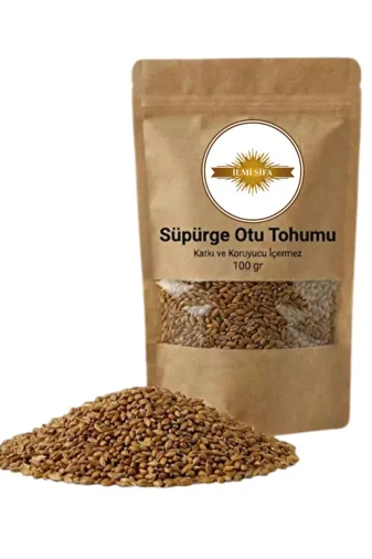 İLMİ ŞİFA Süpürge Otu Tohumu (Süpürge Tohumu – Süpürge Darısı Tohumu – Sorghum Seed) Atalık Tohum 100 Gr