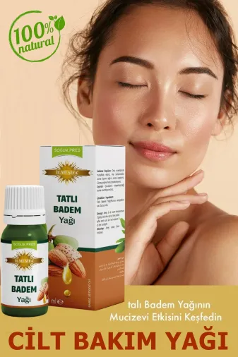 İLMİ ŞİFA Tatlı Badem Yağı 50 Ml (Nemlendirici, Besleyici, Canlandırıcı )