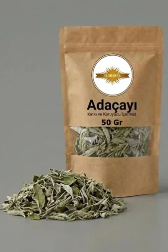 İLMİ ŞİFA TYCb665e298828e30a7ad3f4 Adaçayı (Yeni Mahsül, Elenmiş) 50 Gr / Ada Çayı