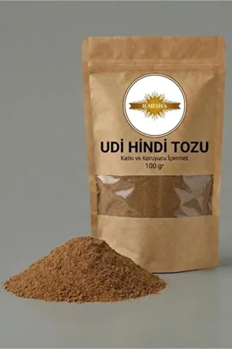 İLMİ ŞİFA Udi Hindi Tozu (Udi Hindi – Udihindi – Costus Root Powder – Saussurea Costus) Doğal Öğütülmüş 100 Gr
