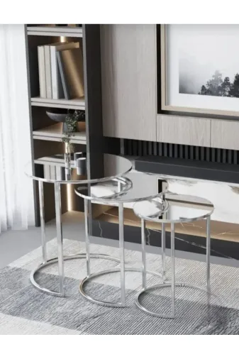 İMS ZİGON DÜNYASI imszigon38764 C Zigon Gümüş Metal Gümüş Ayna