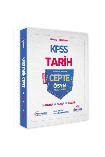 İnformal Yayınları 2020ceptarih 2026 Kpss Lisans Önlisans Tarih Cepte Konu Anlatımlı Soru-Cevap Ösym Analiz Serisi Son