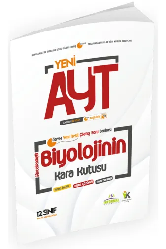 İnformal Yayınları 9786258241099 Informal Yks Ayt 12. Sınıf Biyolojinin Kara Kutusu Çıkmış Sorular Soru Bankası