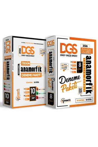 İnformal Yayınları DGS10LUDENEME2021 2026 Dgs Anamorfik 10Lu Ve 8Li Deneme Paketi 2Li Set Özgün Yeni Nesil Türkiye Geneli Dijital Çözümlü