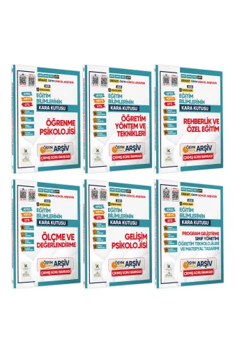 İnformal Yayınları EGITIM6LISAHTEK4044 Eğitim Bilimlerinin Kara Kutusu Konu Özetli Dijital Çözümlü Çıkmış Soru Bankası 6Lı Avantajlı Paket
