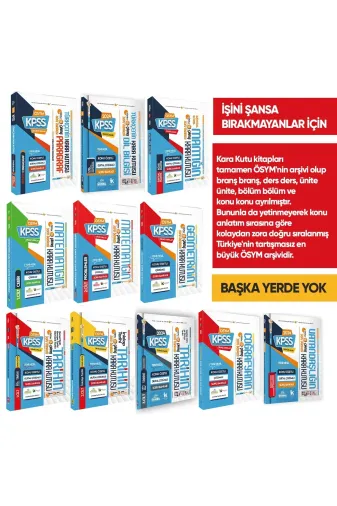 İnformal Yayınları GYGK2020SET Kpssnin Kara Kutusu Gy-Gk Çıkmış Soru Bankası Altın Paket Set Konu Ö. D.çözümlü