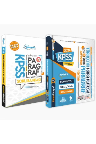 İnformal Yayınları KPSSasmtrkPR-krmPRGRF24048 Kpss Türkçe Özgün Asimetrik Paragraf-Çıkmış Karma Paragraf 2 Soru Bankası Konu Özetli Çözümlü
