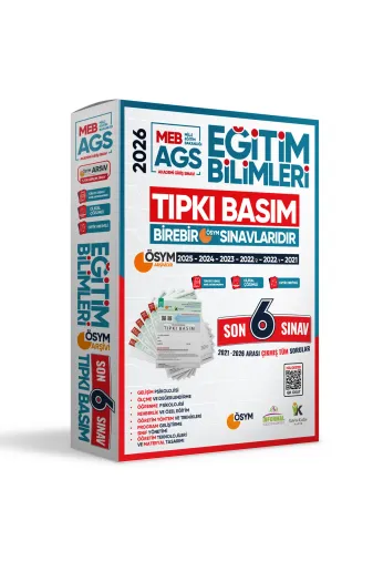 İnformal Yayınları KPSSEGITIMTIPKIDNM4044 2026 Kpss Eğitim Bilimleri Ösym Tıpkı Basım Çıkmış Soru 6Lı Deneme Paketi Video Çözümlü Türkiye G.