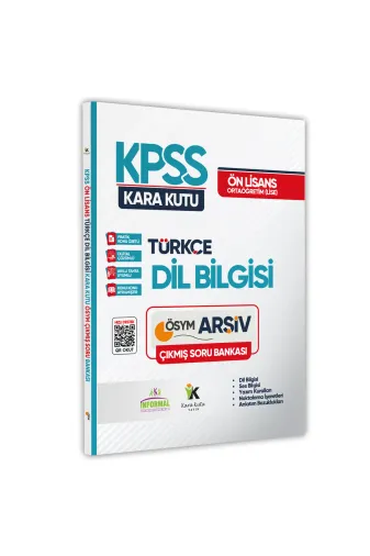 İnformal Yayınları KPSSGEOMETRI4044 Kpss Önlisans-Ortaöğretim Türkçenin Kara Kutusu Dil Bilgisi Ösym Çıkmış Soru Bankası Dijital Çözüm