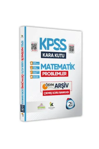 İnformal Yayınları KPSSMAT2C4044 Kpss Matematik Kara Kutu 2.cilt Problem En Kapsamlı Çıkmış S.bankası Konu Özetli Dijital Çözümlü