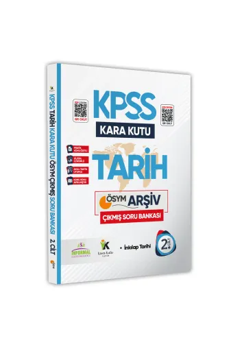 İnformal Yayınları KPSSTARIH4044 Kpss Tarihin Kara Kutusu 2.cilt Dijital Çözümlü Konu Özetli En Kapsamlı Çıkmış Ösym Soru Bankası