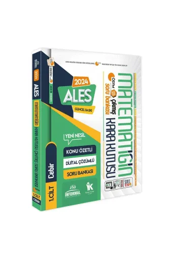 İnformal Yayınları MKK2020ALES1 Ales Matematiğin Kara Kutusu 1.cilt Konu Özetli Dijital Çözümlü Ösym Çıkmış Soru Havuzu Bankası