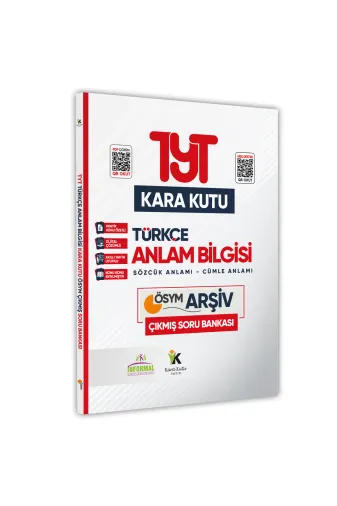 İnformal Yayınları TÜKK2020TYT1 Yks Tyt Türkçenin Kara Kutusu Anlam Bilgisi (Sözcük-Cümle) D.çözümlü Konu Özetli Soru Bankası