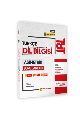 İnformal Yayınları TYTDIL2021 2025 Yks-Tyt Türkçe Asimetrik Dil Bilgisi Özgün Soru Bankası Yeni Nesil D. Çözümlü Asimetrik Yayın