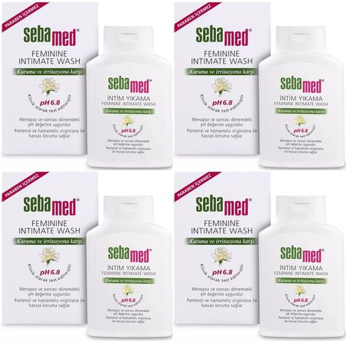 İntim Menapoz Likit 200ML PH6.8 (Genital Bölge Temizleyici) (4 Lü Set)
