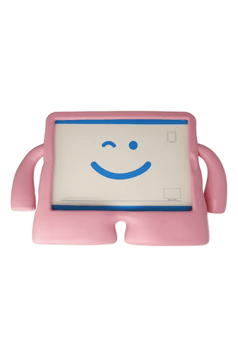 iPad 4 9.7 Kılıf Karakter Tablet Silikon - Açık Pembe