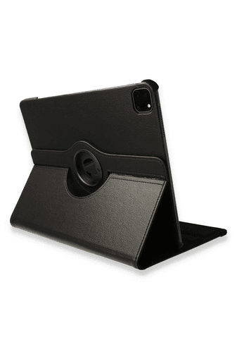 iPad Pro 12.9 (2021) Kılıf 360 Tablet Deri Kılıf - Siyah