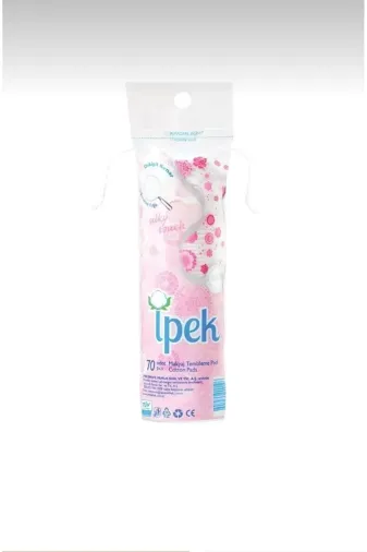 İpek 336363837373737 Pamuk Makyaj Temizleme Pedi 70’Li