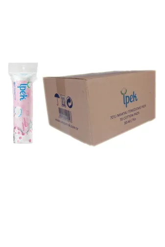 İpek 8691275000196X30 Makyaj Temizleme Pedi 70Li X 30 Adet