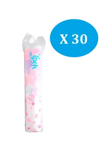 İpek 8691275000530 I?pek Makyaj Temizleme Pedi 120 Li X 30 Adet-1 Koli? Disk Pamuk