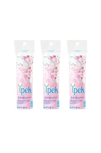 İpek Pamuk MTP070030 Ipek 70Li Makyaj Temizleme Pedi 3 Adet