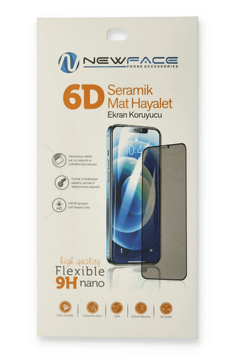 iPhone 11 Pro Max 6D Mat Seramik Hayalet Nano Ekran Koruyucu