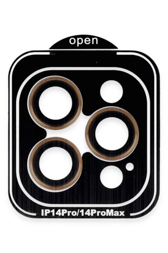 iPhone 15 Pro Max PVD Metal Kamera Lens - Turuncu