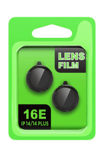 iPhone 16E Raze Metal Kamera Lens - Siyah