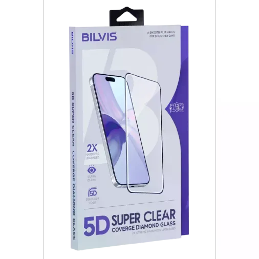 İphone 17 Air Bilvis 5d Super Clear Diamond Cam Ekran Koruyucu