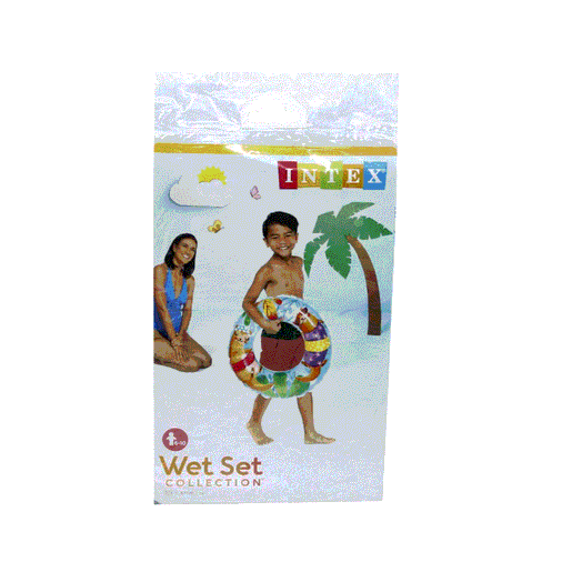 IS59242 Şeffaf Baskılı Simit 61 cm - Vardem Oyuncak