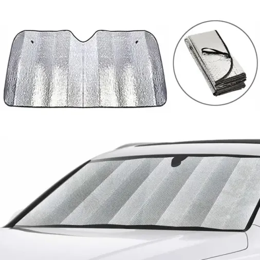 Isı ve Güneş Yansıma Önleyici Oto Ön Cam Güneşliği Opel Astra Fiat Egea Hyundai i20 Renault Megane