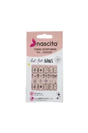 Işıltılı Kutup Yıldızı Desenli Tırnak Stickerı - 36