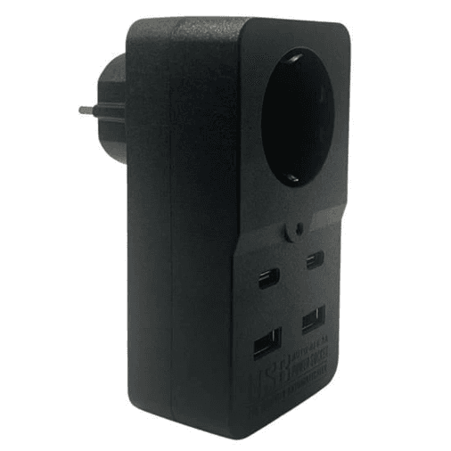 Isıya Dayanıklı Termal Akım Korumalı 1 Priz Girişli 2 USB Girişli 2 TYPE-C Girişli Pirz
