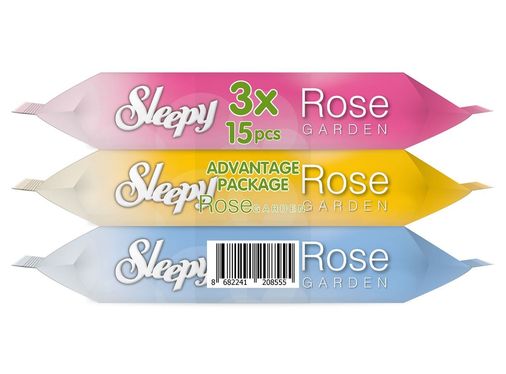 Islak Havlu Cep Mendil (3 Lü Pk) 15 Yaprak Travel Pk Rose/Garden (45 Yaprak)