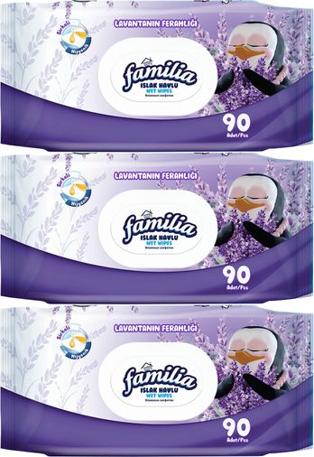 Islak Havlu Mendil 3 Lü Set 270 Yaprak