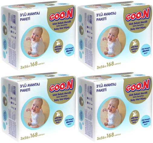 Islak Havlu Mendil 56 Yaprak Sensitive Hassas Cilt 12 Li Set 672 Yaprak