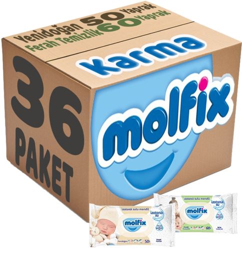 Islak Havlu Mendil İzotonik Karma 36 Lı Set (Yeni Doğan-Ferah Temizlik)