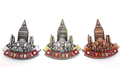 İstanbul Temalı Metal Magnet Model 1