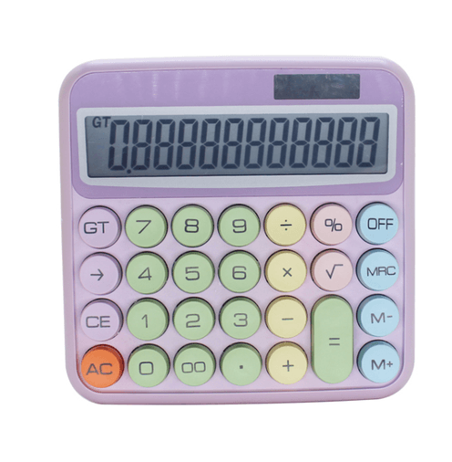 İtalyano Hesap Makinesi Renkli Ve Yuvarlak Tuşlu Dx-8866