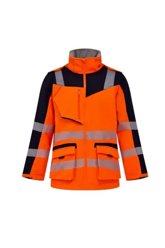 Izrasa NT80T Softshell Kırçıllı Reflektörlü Parka İş Montu Turuncu
