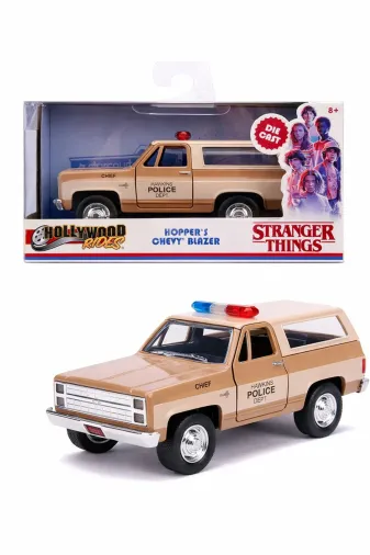 Jada Toys strangerthlngs Hollywood Stranger Things Hopper’S Chevy Blazer 1:32 Diecast Model Araba
