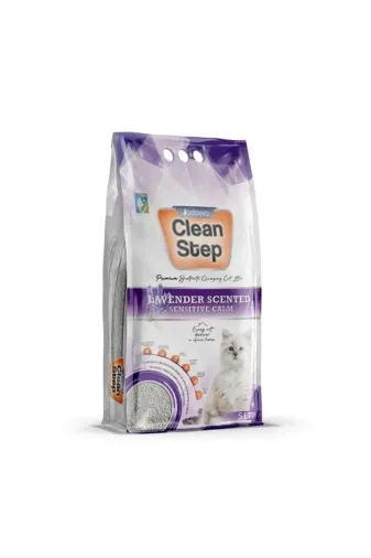 jadawa 8683911848033 Clean Step Topaklanan Lavanta Kokulu Doğal Kedi Kumu Tr-1 Adet-10 Lt-İnce Taneli-Topaklaşan-İ